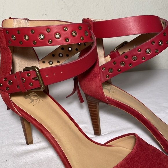 Joe’s Jeans Betty, 3 inch Stilletto Pumps, Red, size 8.5 - Picture 3 of 6